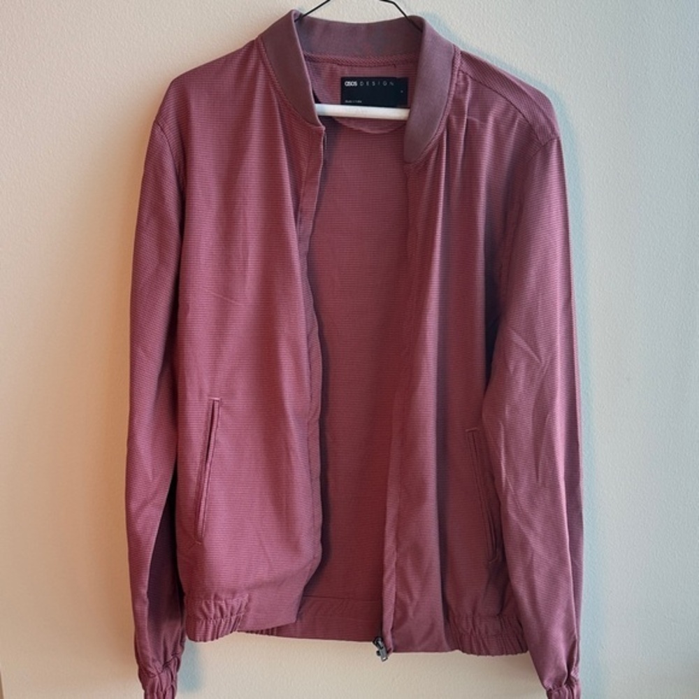 ASOS Dusty Rose Bomber Jacket